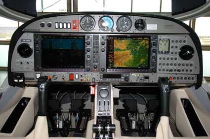 DA42 panel